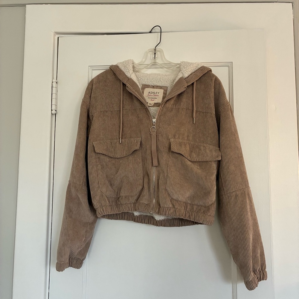 Ashley By 26 International Kids Tan Corduroy Jacket